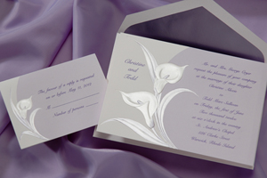 Wedding invitation sample